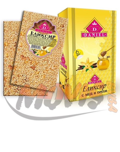 Сусамка Еликсир с мед и орехи