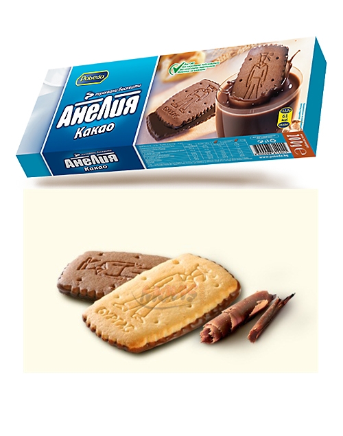 Бисквити Анелия какао