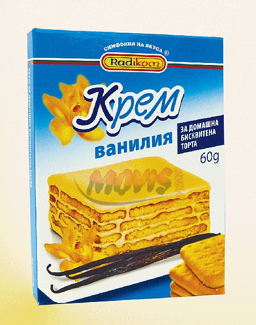 Крем за бисквитена торта Ванилия Радиком