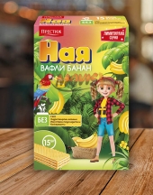 Вафли Ная с Бананов Крем 15бр